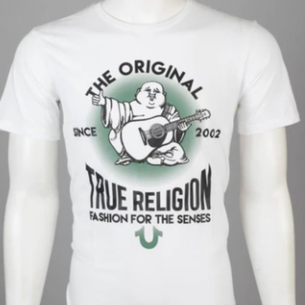 TRUE RELIGION Mens Short Sleeve REAL DEAL Crewneck T-Shirt